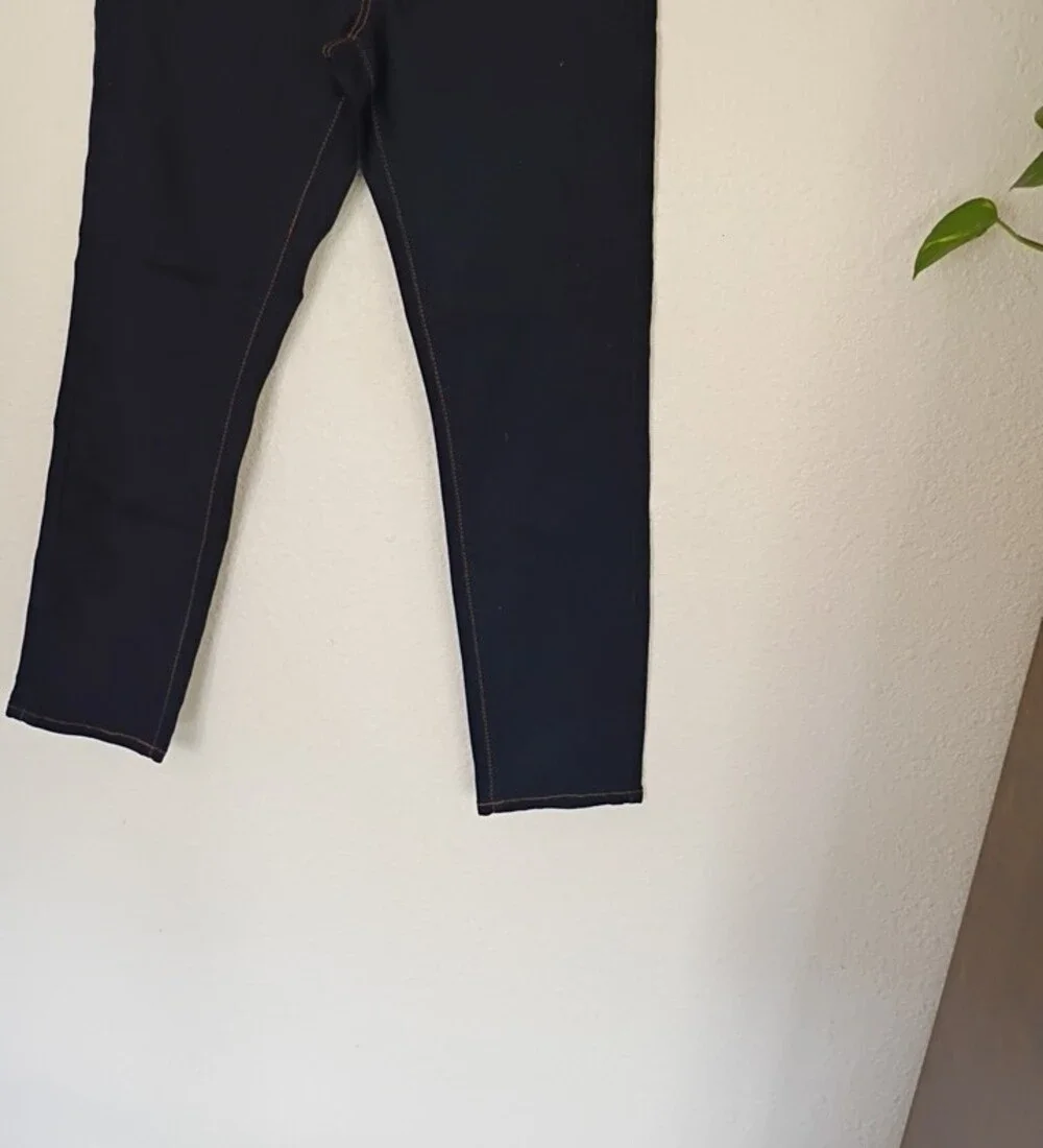 Tahari | Jeans | Tahari Black Slim Jeans With Orange Contrast Stitching ...